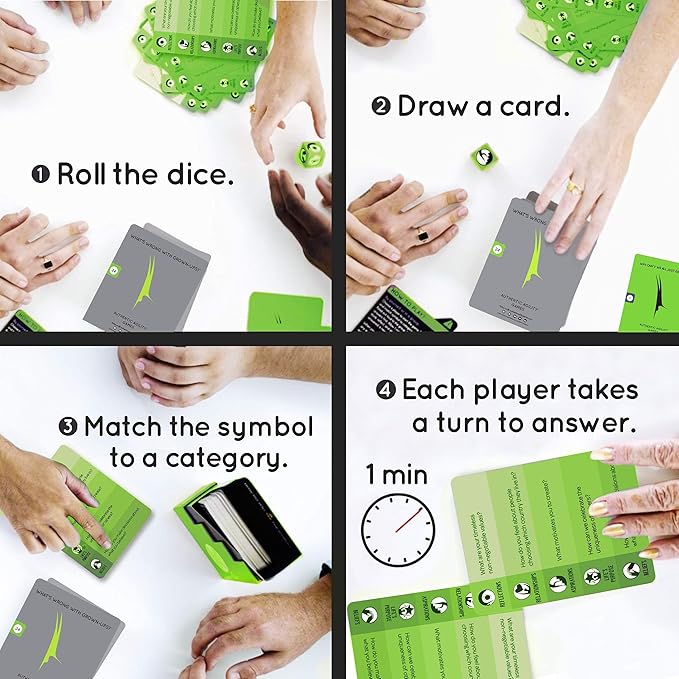 Authentic Agility What's Wrong with Grown-Ups Game – 500-Question Icebreaker for Families, Teens & Adults to Spark Fun, Thoughtful Conversations