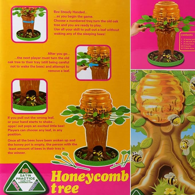 Bee Tree Game,Be Careful The Bees On The Tree,Fun Parent-Child Interactive Intellectual Toy Games for Kids Adults,Ages 3 and Up