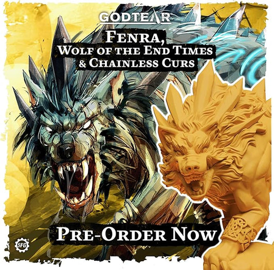 Godtear Fenra, Wolf of The End Times & Chainless Curs Champions Set