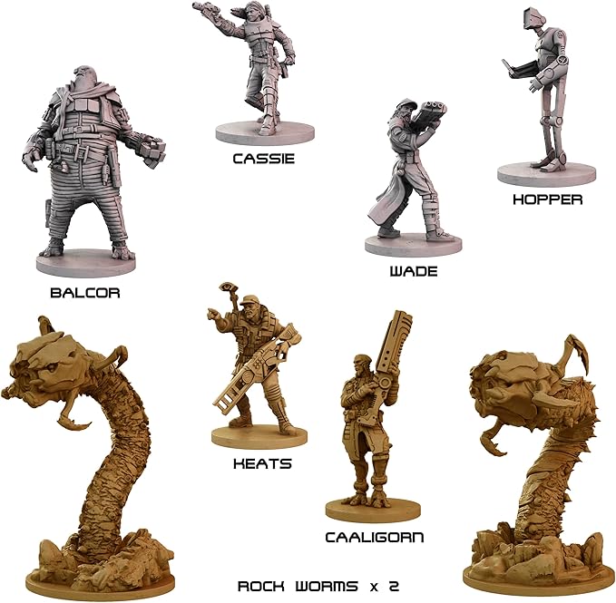 Battle Systems - Core Space First Born - Sci-Fi Miniatures Board Game - Cyberpunk 28mm Science Fiction Figures for 40K Wargame - Tabletop Modular 3D Gaming Terrain - (First Born Starter Set)
