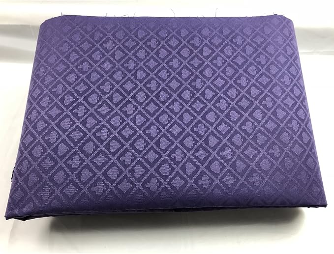 Speed Cloth Poker Table Fabric - 108X60 Inch Section of Casino Card Game Table Felt Top Cover Accessories - Purple