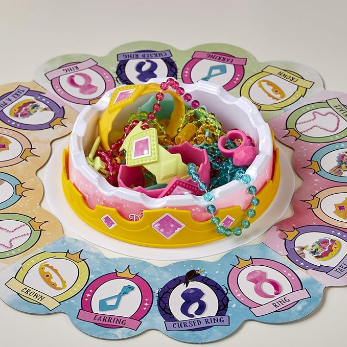 Hasbro Gaming Pretty Pretty Princess: Edition Board Game Featuring Disney Princesses, Jewelry Dress-Up Game for Kids Ages 5 and Up, for 2-4 Players (Amazon Exclusive)