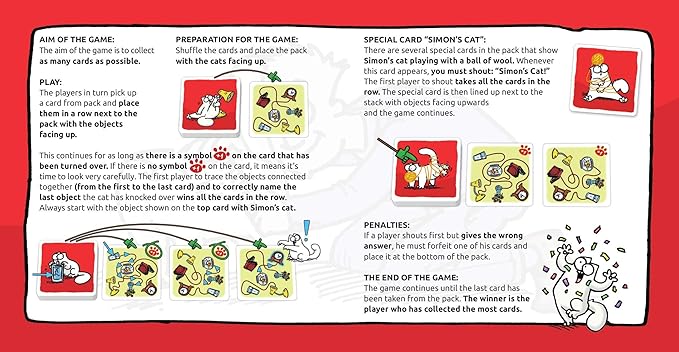 Simon's Cat Total Mess – Fast-Paced Family Reflex Game | Fun & Easy Travel Game for Kids & Adults