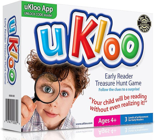 Early Reader Treasure Hunt Game – Award Winning Educational Scavenger Hunt Activity for New Readers - Picture Dictionary, Clue/Flash cards - All Abilities – Gifted & ADHD, Homework/Homeschool
