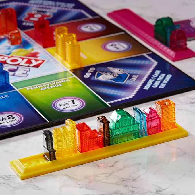 Monopoly Chance Board Game for Adults and Kids | Fast-Paced Family Party Game | Ages 8+ | 2-4 Players | 20 Mins. Average (Amazon Exclusive)