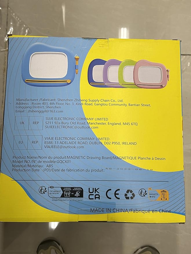 Magnetic Drawing Board, Doodle Board for Toddlers, Magnetic Writing Board, Preschool Learning and Educational Toys for 1 2 3 Years Old Girl Boy, Gift for Birthday Christmas New Year