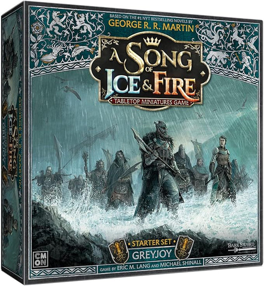 A Song of Ice and Fire Tabletop Miniatures Game House Greyjoy Starter Set - Rulers of The Iron Islands! Strategy Game for Adults, Ages 14+, 2+ Players, 45-60 Minute Playtime, Made by CMON