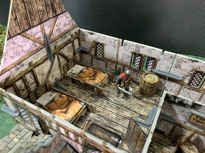 Battle Systems Fantasy Terrain Tavern - 28-35mm DND D&D RPG Wargames Historical/Fantasy Card Scenery