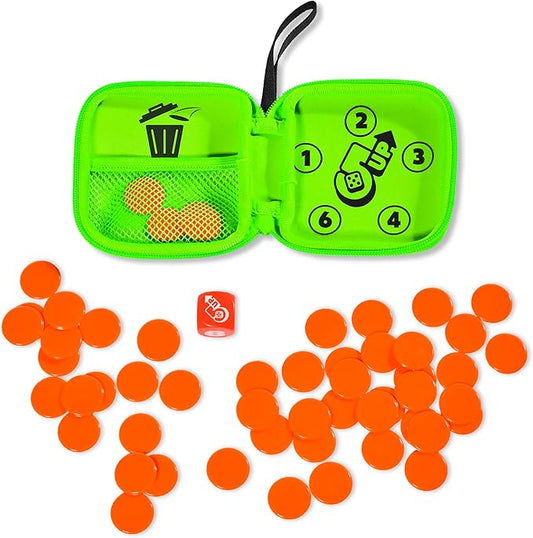 TOMY Games 5 UP Dice Game - The Push Your Luck Dice Game for Kid and Adult Games - Family Games and Stocking Stuffers for Kids - Fast Paced Dice for Christmas Games Family Game Night - 2 to 4 Players