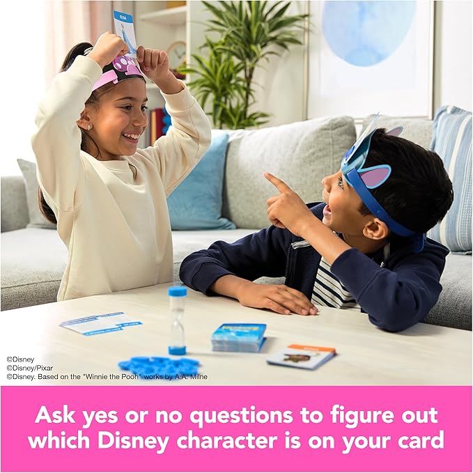 Spin Master Games, Disney Hedbanz, The Hilarious Meme Picture Guessing Game with Popular Disney Characters, 2-6 Players for Ages 6 & Up