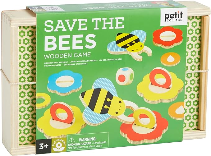 Petit Collage Save The Bees Wooden Game
