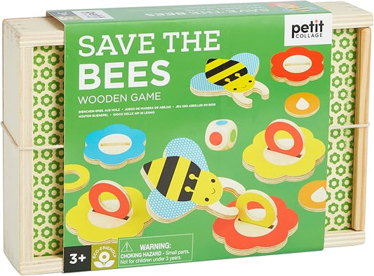 Petit Collage Save The Bees Wooden Game