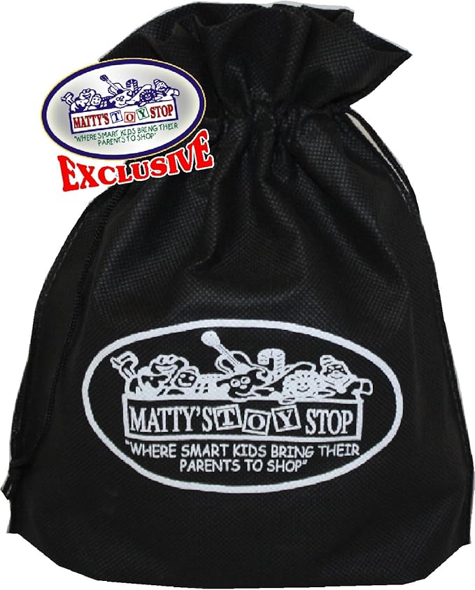 Homeware Deluxe Drunken' Tower The Grab A Piece Adult Party Game with Exclusive Matty's Toy Stop Storage Bag - Adult Party Game