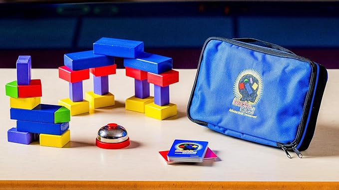 A STEM Toy and Educational Game for Competitive Structured Block Play, Ages 4+