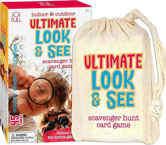 Look and See Scavenger Hunt Indoor Outdoor Card Game for Kids