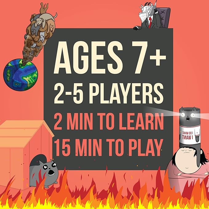 Barking Kittens Expansion Pack by Exploding Kittens, Original Game Required - 2-5 Players - Ages 7+ - 15 Minutes to Play - Party Game, Ideal for Family Night, Kids and Adults
