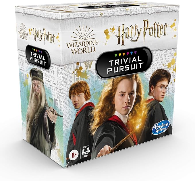 Hasbro Gaming Trivial Pursuit: Wizarding World Harry Potter Edition Compact Trivia Game, 2+ Players, 600 Trivia Questions, 8+ (Amazon Exclusive)