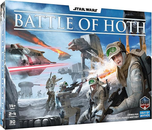 Asmodee Star Wars: Battle of Hoth Board Game - Command The Imperial Army or Rebel Forces in a Fast-Paced Miniatures Strategy Game, Ages 8+, 2-4 Players, 30 Minute Playtime