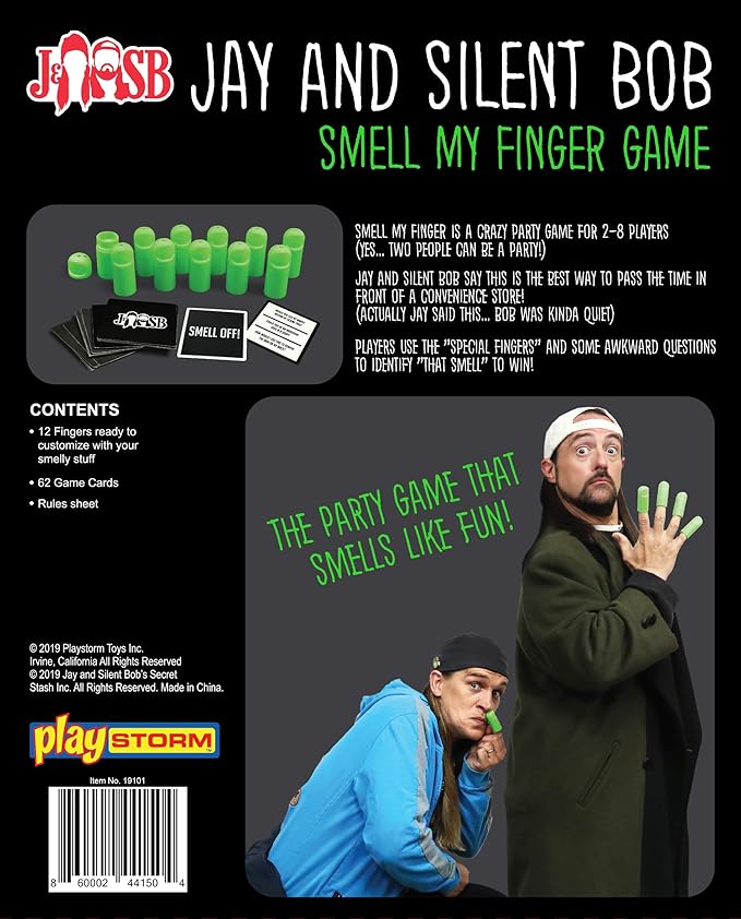 Jay and Silent Bob Smell My Finger Game, Party Card Game with Friends