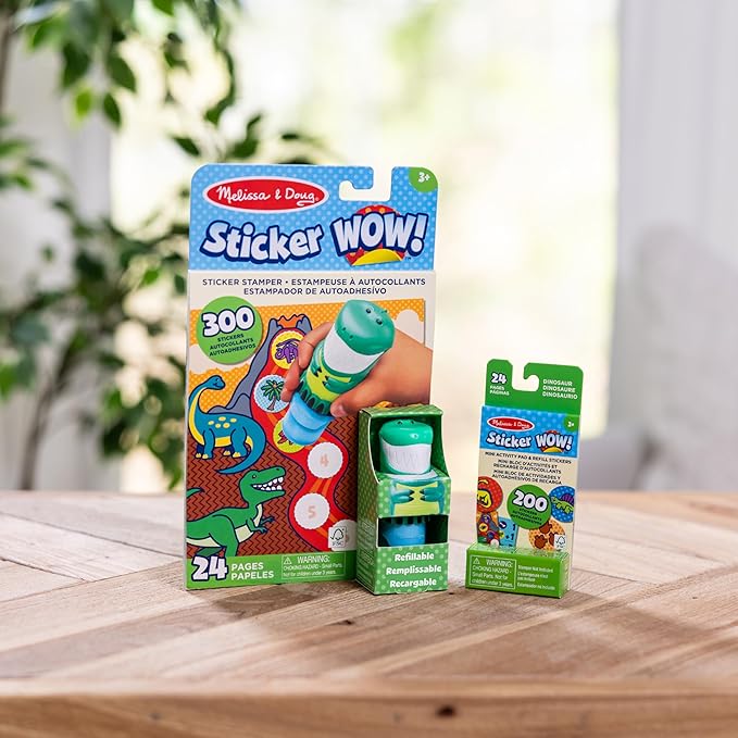 Melissa & Doug Sticker Wow! Dinosaur Bundle