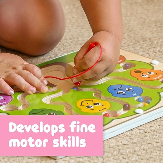 SPARK & WOW Magnetic Maze | My Emotions Tree | Magnet Board for Toddlers | Six Emotions & Colors | Ages 18m+ | Emotional Regulation Tools for Kids