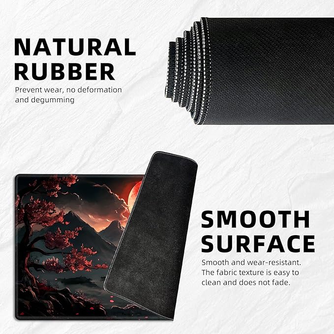 for MTG Playmat with Storage Bags, Card Playmat for TCG Card Playing Game,Rollable & Foldable for PTCG and Board Game Mat for Cards,Non-Slip Pagoda Desk Mat for Home Office
