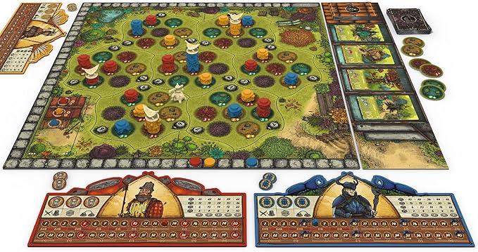 Garden Nation - War and Building Board Game,, Ages 10+, 2-4 Players, 60 Min