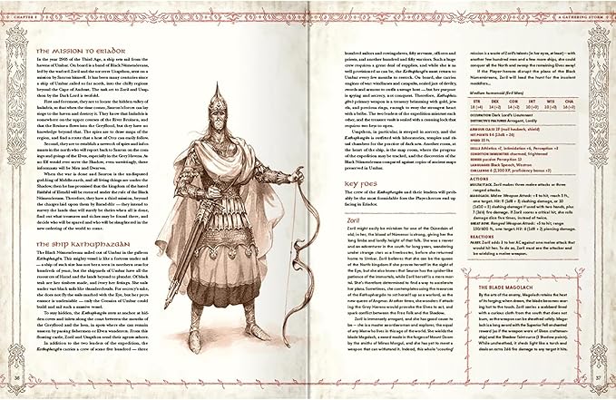 The Lord of The Rings Roleplaying: Ruins of Eriador 5E – RPG Expansion, Illustrated Hardcover, New Quests & Landmarks