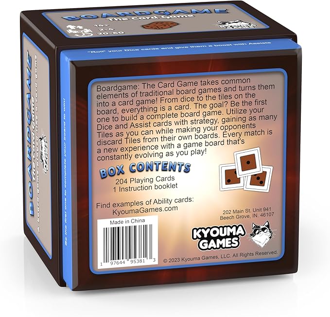 Boardgame: The Card Game - Fun Family Game Night Experience - 100% Backed on Kickstarter