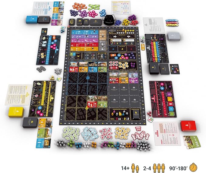 Hegemony: Lead Your Class to Victory - Unique Asymmetric Card Driven Game, Political Economic Board Game, Ages 14+, 2-4 Players