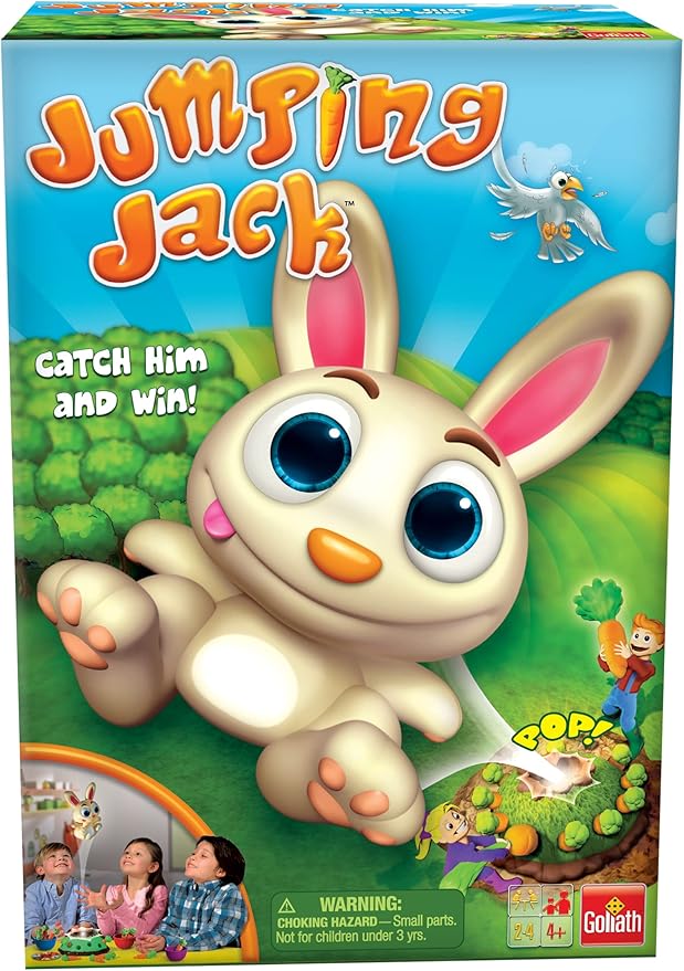 Jumping Jack Game by Goliath — Pull Out a Carrot and Watch Jack Jump by Goliath