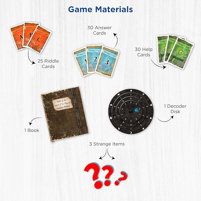 Thames & Kosmos EXIT: The Cemetery of The Knight| Escape Room Game in a Box| EXIT: The Game – A Kosmos Game | Family – Friendly, Card-Based at-Home Escape Room Experience for 1 to 4 Players, Ages 12+