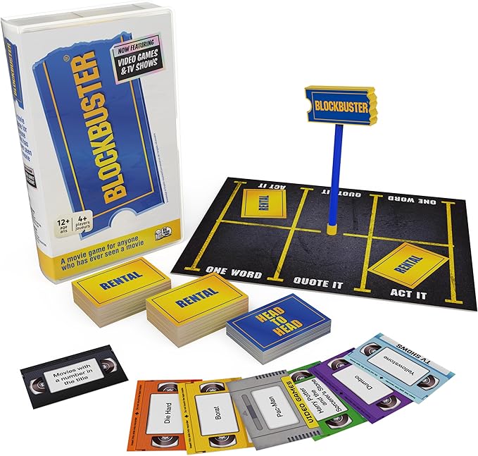 The Blockbuster Game: A Movie Party Game for The Whole Family- Now Featuring Video Games & TV Shows!