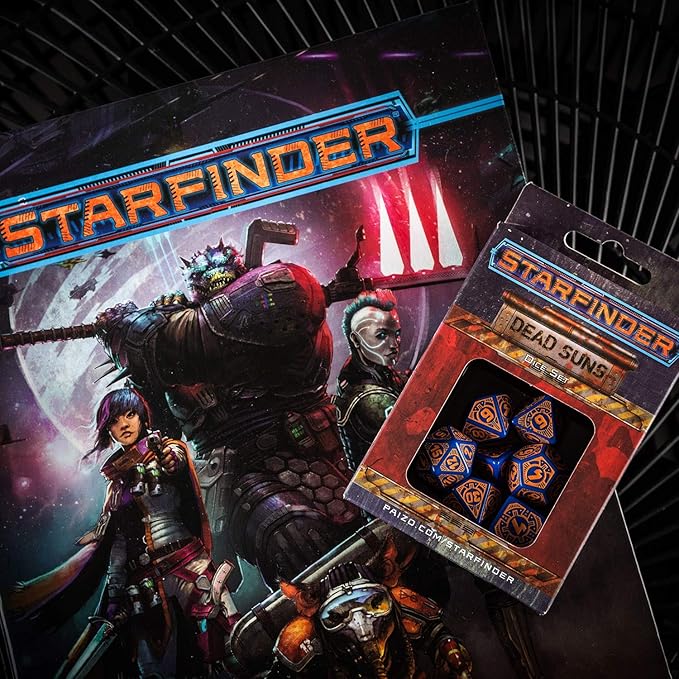 Q-Workshop Starfinder Dead Suns Dice Set 7 Board Games