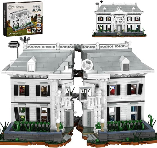 Jumanjee Board Game House Building Set, Parrish Mansion House Movie Building House Set, Crackable House with Annimals, Compatible with Lego Gifts for Fans and Boys and Girls Aged 12+ （1620 PCS）