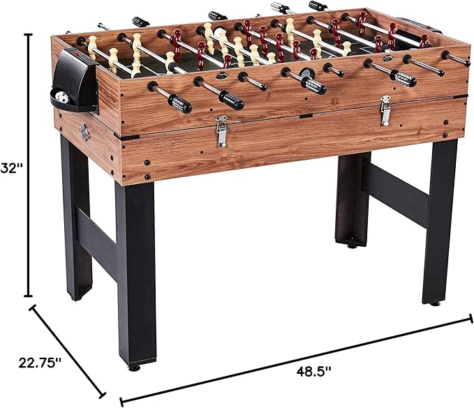 Lancaster 3 in 1 Sports Multigame, Pool Billiards, Slide Hockey, Foosball Game Table
