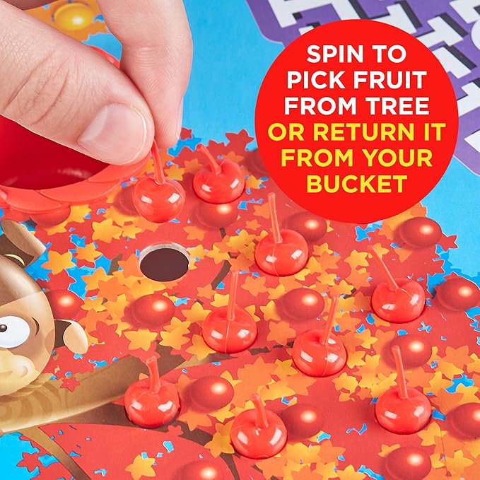 Hasbro Gaming Hi Ho Cherry-O Board Game for 2 to 4 Players Kids Ages 3 and Up (Amazon Exclusive)
