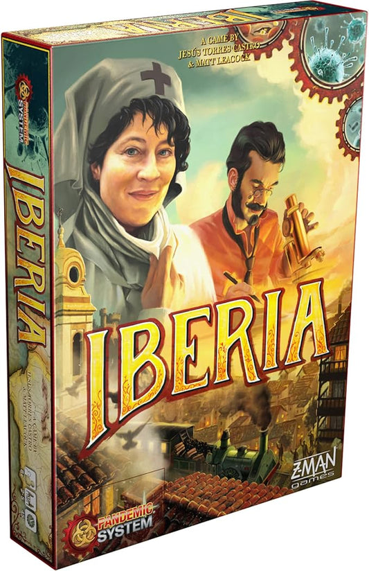 Pandemic: Iberia - Historic Disease-Fighting Board Game - Cooperative Strategy Game for Adults and Kids, Ages 8+, 2-5 Players, 45 Minute Playtime, Made by Z-Man Games