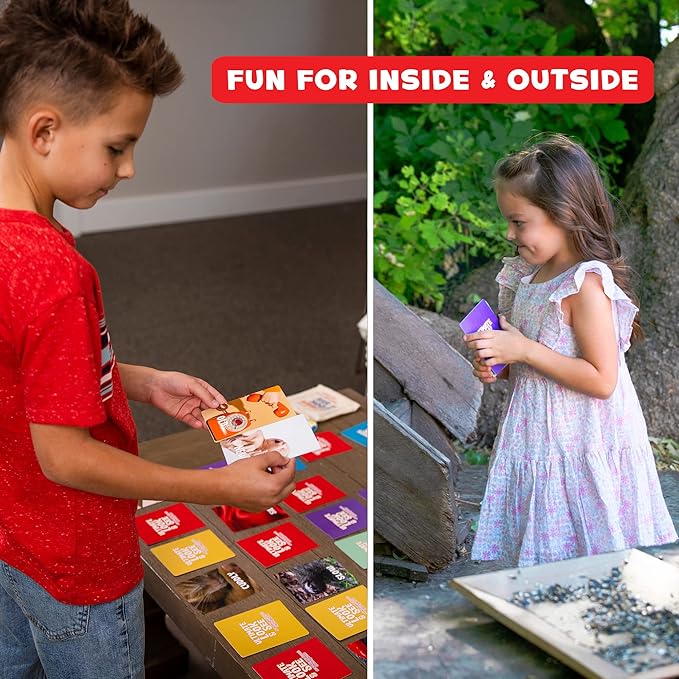 Look and See Scavenger Hunt Indoor Outdoor Card Game for Kids
