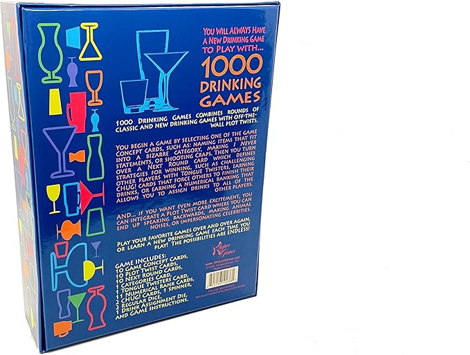 Kheper Games - 1000 Drinking Games - Fun Variety Party Games, Ages 21+