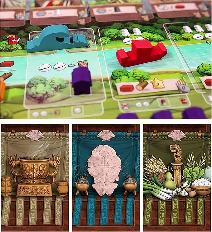 Renegade Game Studios: Legacy of Yu - Solo Campaign Style Board Game, Set in Ancient China, Garphill Games, Renegade, Ages 14+, 1 Player