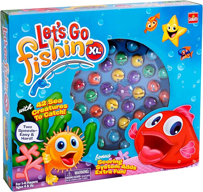 Pressman Let's Go Fishin' XL: Deep Sea Edition, Multicolor, 5"