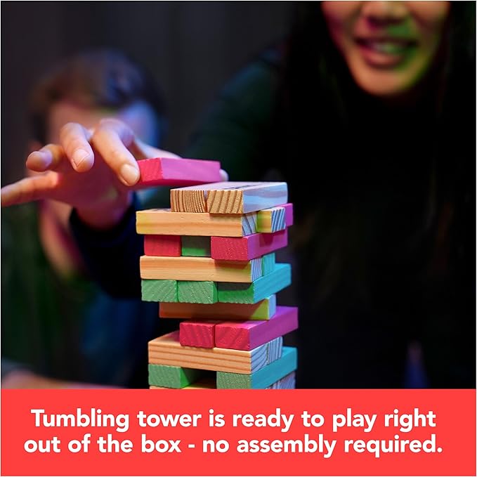 Spin Master Games, Chug O War Tumbling Tower, Adult Party Game for Happy Hour Hangs, 4 & Up Players, for Ages 21 & Up