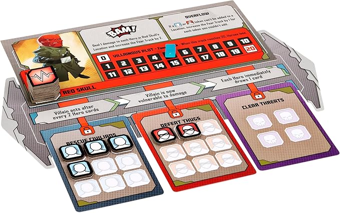 Marvel United, Award-Winning Superhero Cooperative Multiplayer Strategy Card Game Captain America Hulk, for Adults, Families and Kids Ages 14 and up