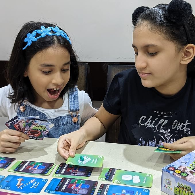 Luma World Lord of The Bins Dedicated Deck Family Strategy Card Game to Learn Sustainability, Waste Segregation, Protecting The Environment, Eco-Friendly, 30 mins, 2 to 6 Players