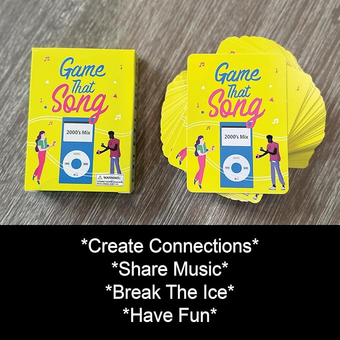 2000's Mix Expansion - 50 New Cards - Music Card Game for Family, Adults, and Teens. Hilarious, Addictive, and Competitive Fun for Game Nights!
