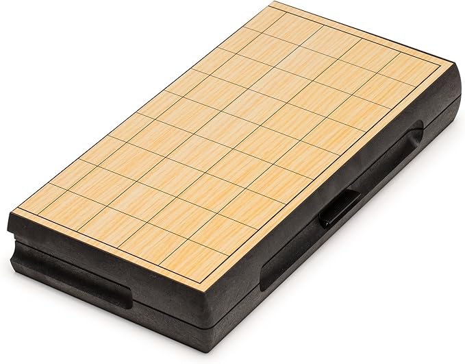 Yellow Mountain Imports Shogi Japanese Chess Magnetic Travel Game Set - 9.6-Inch