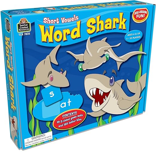 Teacher Created Resources Word Shark: Short Vowels Game