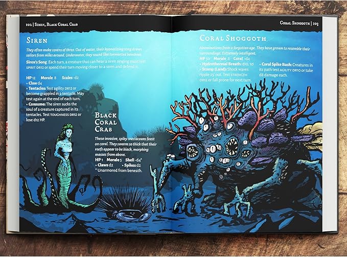Free League Publishing: Pirate Borg Core Rulebook - (2nd Printing) - Hardcover RPG Book, Naval Themed, Compatible with Mork Borg, d20 Roleplaying Game