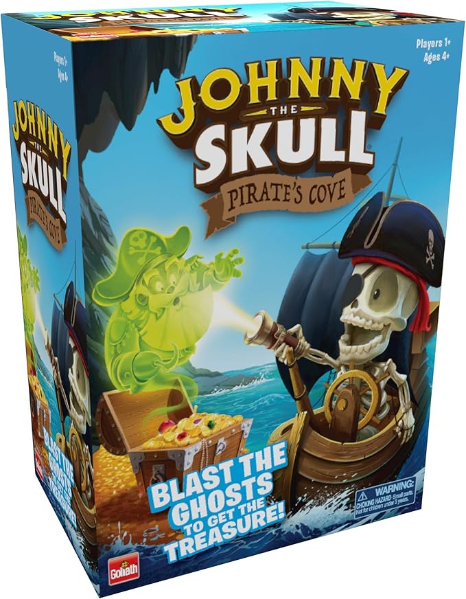 Johnny The Skull Pirate's Cove - Blast The Ghosts to Get The Treasure Game by Goliath
